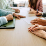 Family discussing estate administration after death without a Will in NSW